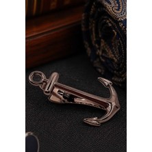Kravatkolik Çıpa Motif Bronz Renk Kravat Iğnesi KIY709