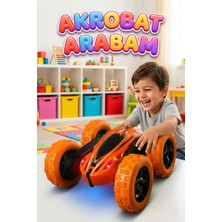 Farbu Oyuncak Uzaktan Kumandalı 5 Fonksiyonlu Işıklı Şarjlı 360 Derece Dönebilen Oyuncak Akrobat Araba
