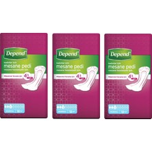 Depend Kadın Mesane Pedi Normal 12'li x 3 4 Katman Emicilik Sistemi ile Üstün Koruma