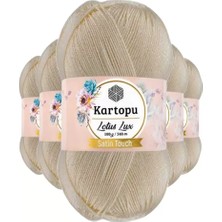 Just Cheap Store 5 Adet Lotus Lux Bikini Büstiyer Bluz Simli Örgü Ipi K025 Krem