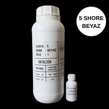 Hobiflex Rtv 2 Kalıp Silikonu 1. Sınıf Kalite Ekstra Yumuşak Sıvı Silikon 1 kg 5 Shore Beyaz Renk