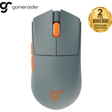 Gameraider GR3S Pro Tactical Gray Pixart 3395 Sensör Kablosuz Gaming Mouse