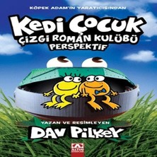 Altın Kitaplar Kedi Çuk Çizgi Roman Kulübü Perspektif Dav Pilkey'den Eğlenceli Hikaye