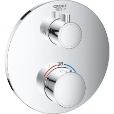 Grohe Grohtherm Termostatik Banyo Duş Bataryası 2 çıkışlı divertörlü- 24076000