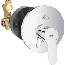 Grohe Bauedge Ankastre Banyo Bataryası(İç Gövde Dahıl)Yuvarlak