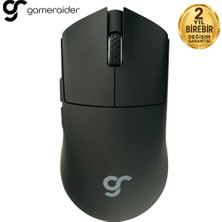 Gameraider Gr3 Pro Max Obsidian Black Pixart 3950 Sensör Kablosuz Gaming Mouse