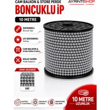 AYRINTISHOP Ayrıntıshop Cam Balkon Stor Perde Boncuklu Plastik Ip Zincirleri 10 Metre