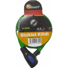 Ksmart Smart Kalın Bisiklet Kilidi Renkli Güçlü ve Dayanıklı Yapı ile Hızlı Kullanım Sunar