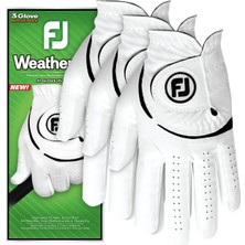 FootJoy Weathersof Sol El Golf Eldiveni Erkek 3'lü Paket 66198 - Sol XL