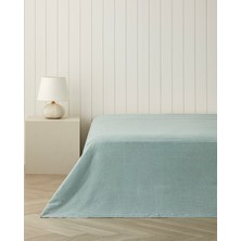 English Home Modern Grid Tek Kişilik Pike 150X220 cm Seledon