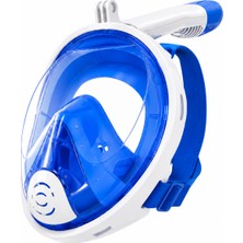 Kenly Tam Yüz Şnorkel Maske S-M ve L-Xl Beden 180° Panoramik Görüş Dry Top Sistem Anti Buğu Sızdırmaz Deniz Gözlüğü Şnorkel Seti