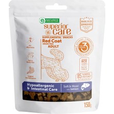 Nature's Protection Nature’s Protection Superior Care Kızıl Tüylü Köpekler İçin Somonlu Hipoalerjenik & Bağırsak Destekli Köpek Ödülü 150g