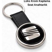 SAVEK Premium Seat Anahtarlık Krom Kaplama Oto Anahtarlık Metal Gövde Seat Araba Aksesuar