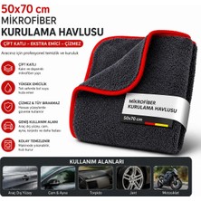  70-50 cm Oto Kurulama Bezi Araç Bez ve Sünger Mikrofiber Temizleme Yıkama Cam Araba Kurulama Temizlik Silme Bezleri Havlusu Mavi