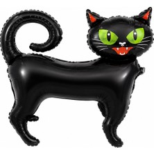 BeySüS Siyah Kedi Folyo Balon