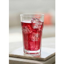 Lav Aras Cam Meşrubat Bardağı 6'lı 300 ml (Su/Soğuk Kahve Bardağı )