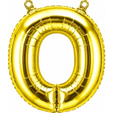 BeySüS O Harfi Folyo Balon Altın Rengi (100 cm)