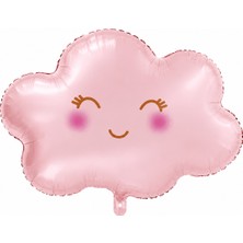 BeySüS Retro Pembe Bulut Folyo Balon