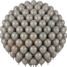 BeySüS Taş Renk Lateks Retro Balon (30 Cm) - 100 Adet