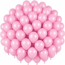 BeySüS Gül Kurusu Renk Lateks Pastel Balon (30 Cm) - 50 Adet