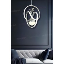 UltraMint Modern 3 Renk Chrome Sarkıt LED Avize, Şık ve Zarif Tasarım