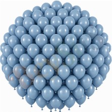 BeySüS Mavi Cam Renk Lateks Retro Balon (30 cm) - 100 Adet