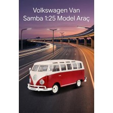 Farbu Oyuncak Maisto Lisanslı Volkswagen Samba 1:24 Açılabilir Kapılar Die Cast Metal Model Araba