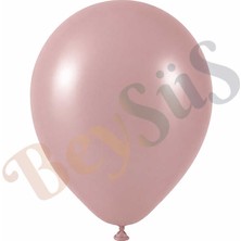 BeySüS Toz Pembe Renk Lateks Retro Balon (60 cm) - 1 Adet