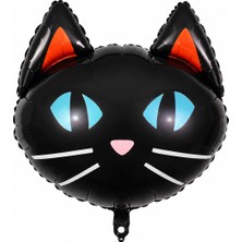 BeySüS Siyah Renk Kedi Folyo Balon