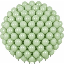 BeySüS Yeşil Renk Lateks makaron Balon (30 cm) - 100 Adet