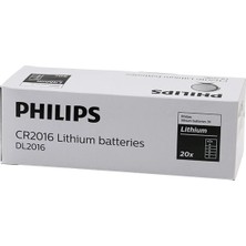 Uravas Store Philips Li̇thi̇um CR-2016 Para Pi̇li̇  3V   5li̇ Kart (5047)