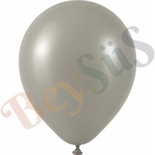 BeySüS Taş Renk Lateks Retro Balon (60 Cm) - 1 Adet