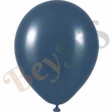 BeySüS Fırtına Mavisi Renk Lateks Retro Balon (60 Cm) - 1 Adet