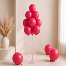 BeySüS Bordo Renk Lateks Pastel Balon (30 Cm) - 100 Adet