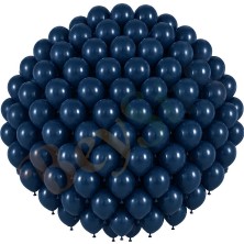 BeySüS Derin Okyanus Renk Lateks Retro Balon (30 Cm) - 100 Adet