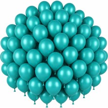BeySüS Turkuaz Renk Lateks Pastel Balon (30 cm) - 50 Adet