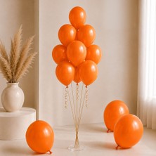 BeySüS Turuncu Renk Lateks Pastel Balon (30 Cm) - 100 Adet