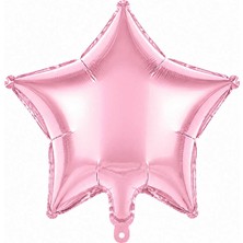 BeySüS Yıldız Folyo Balon Pembe (18 inc)