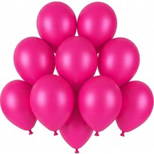 BeySüS Fuşya Renk Lateks Pastel Balon (13 Cm) - 10 Adet