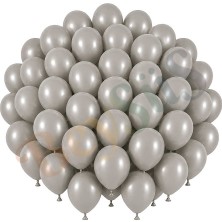 BeySüS Taş Renk Lateks Retro Balon (30 cm) - 50 Adet