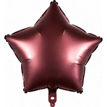 BeySüS Yıldız Folyo Balon Çikolata kahve (18 inc)
