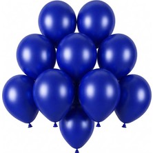 BeySüS Lacivert Renk Lateks Pastel Balon (13 Cm) - 10 Adet