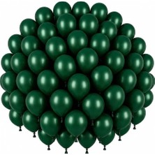BeySüS Zümrüt Yeşil Renk Lateks Pastel Balon (30 cm) - 50 Adet