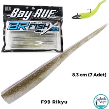 Duo Bay Ruf Br Fish 3.3 Silikon Kuyruk 8.3 cm F099 Rikyu (7 Adet)