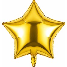 BeySüS Yıldız Folyo Balon Gold (18 Inc)