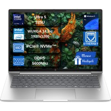 Hp Probook 4 G1I Aı  Intel® Core Ultra 5 225U 48GB Ddr5 1tb SSD 14" Wuxga (1920 x 1200) IPS 300NITS Win 11PROTAŞINABILIR Bilgisayar CS7Q6ETDNG09