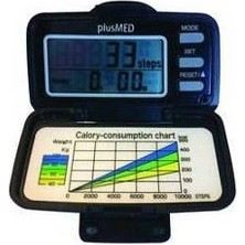 PLUSMED Çok Fonksiyonlu Adımsayar Geniş LCD Ekran ve 3D Sensör ile Kullanım Kolaylığı