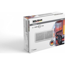 Dikdörtgen Reflektör 3m Bantlı E-Belgeli Beyaz (Wolfram 40563)