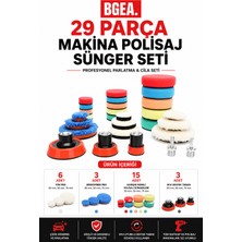 Bgea 29 Parça Makina Polisaj Sünger Seti