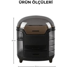 Nandy Home Venüs Model Geniş Çekmeceli Makyaj Organizeri - Kozmetik Düzenleyici Büyük Boy